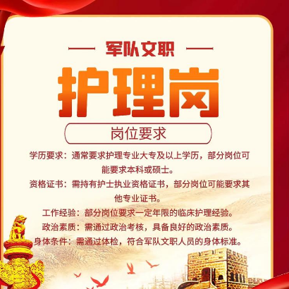 带你了解护理岗军队文职的报考和条件? 带你了解护理岗军队文职的报考和条件?